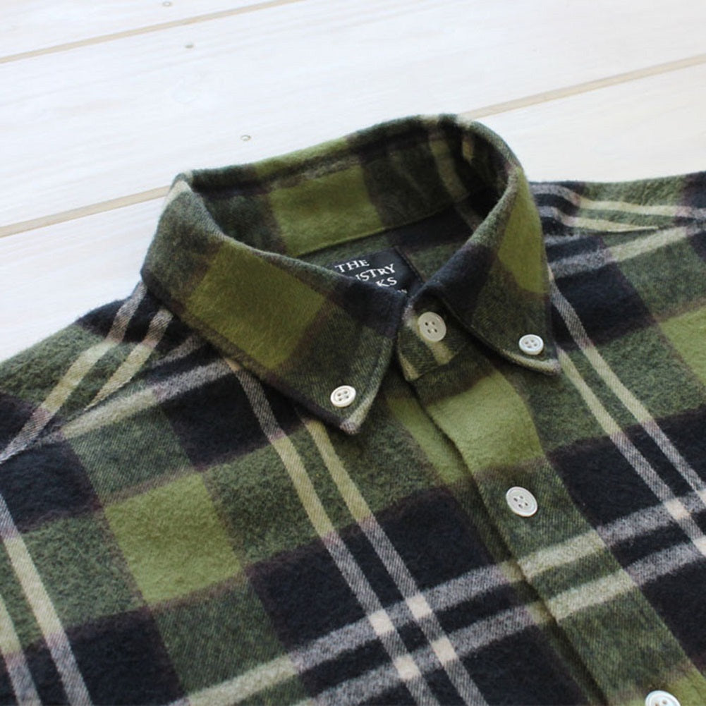 Tartan Check High Neck Top