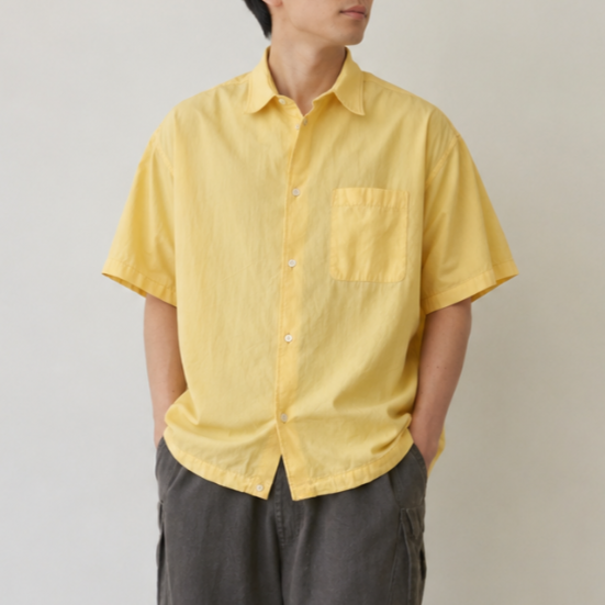 NEW☆No.280-282 DRAWCORD BROAD SHORT-SLEEVE SHIRT