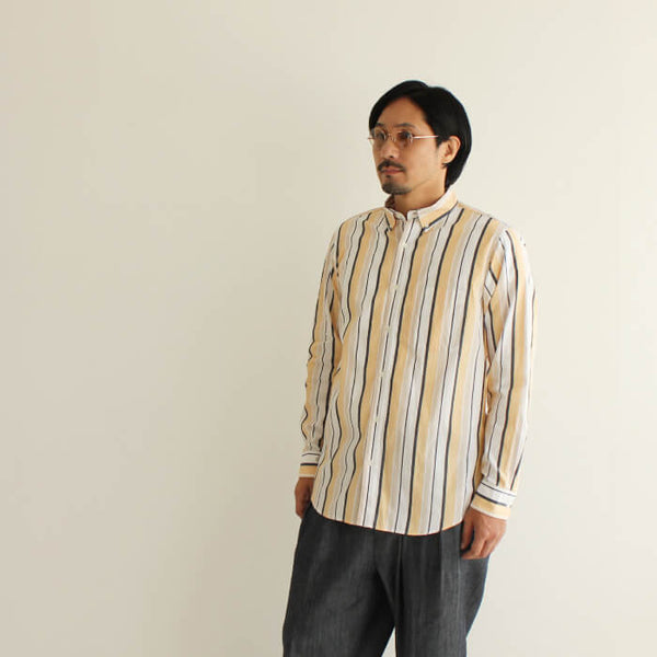 No.122-123 MULTI STRIPE BUTTON DOWN SHIRT