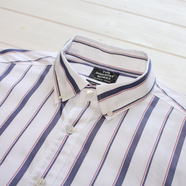 No.122-123 MULTI STRIPE BUTTON DOWN SHIRT