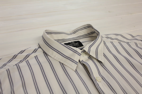 No.161 STRIPE REGULAR COLLAR SHIRT