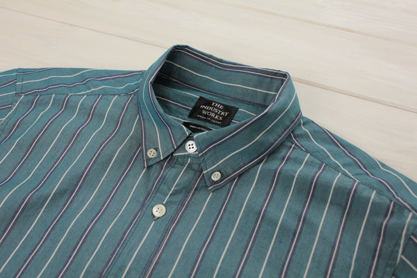 No.163 STRIPE B/D SHIRT