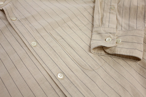 No.141 BAND COLLAR STRIPE SHIRT