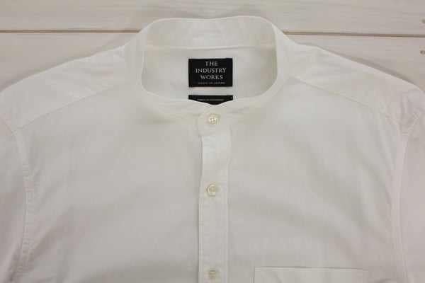 No.142-145 BAND COLLAR SUPIMA COTTON TYPEWRITER CLOTH SHIRT