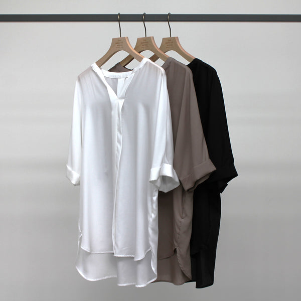 No.W027 100% TENCEL™ LYOCELL SKIPPER BLOUSE