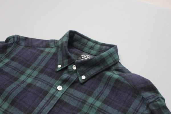 No.187-188 COMFORTABLE CHECK FLANNEL B/D SHIRT