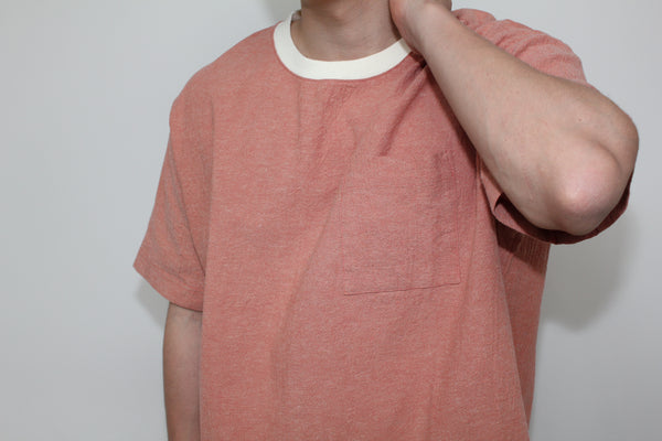 NEW☆No.241-243 COTTON-LINEN RIBBED SHIRT