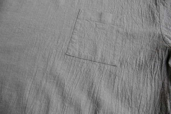 NEW☆No.241-243 COTTON-LINEN RIBBED SHIRT