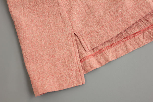 NEW☆No.241-243 COTTON-LINEN RIBBED SHIRT