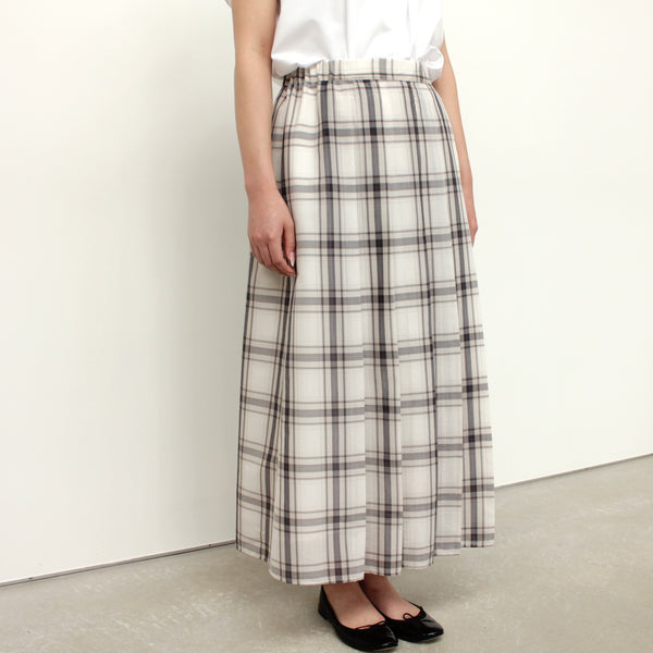 NEW☆No.W042 TUCKED SHEER SKIRT