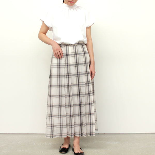NEW☆No.W042 TUCKED SHEER SKIRT
