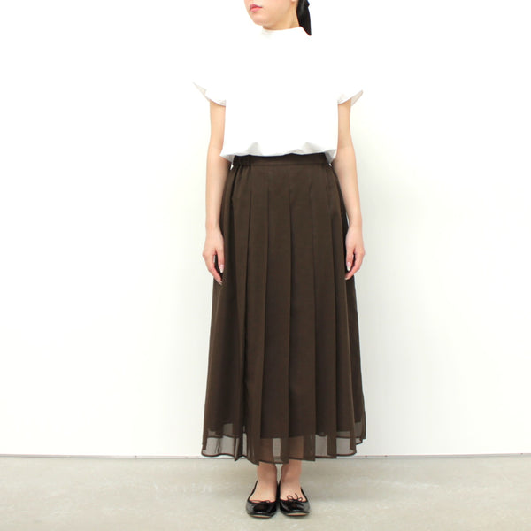 NEW☆No.W042 TUCKED SHEER SKIRT