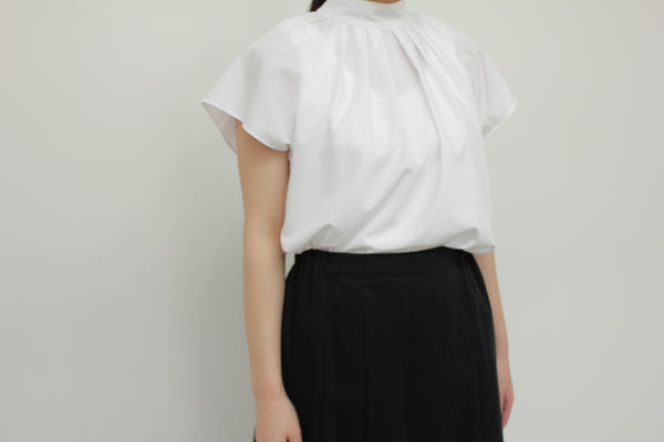 NEW☆No.W042 TUCKED SHEER SKIRT