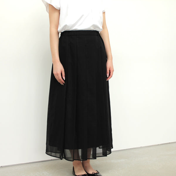 NEW☆No.W042 TUCKED SHEER SKIRT