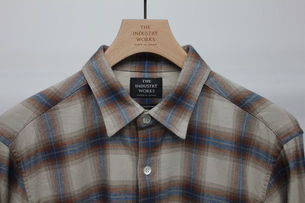 NEW☆No.252-253 オーガニックコットンフランネル レギュラーカラーシャツ