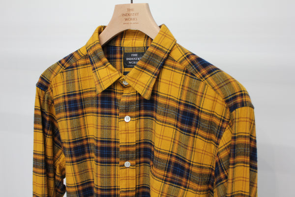 NEW☆No.252-253 オーガニックコットンフランネル レギュラーカラーシャツ