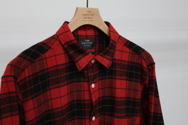 NEW☆No.254 オーガニックコットンフランネル レギュラーカラーシャツ II