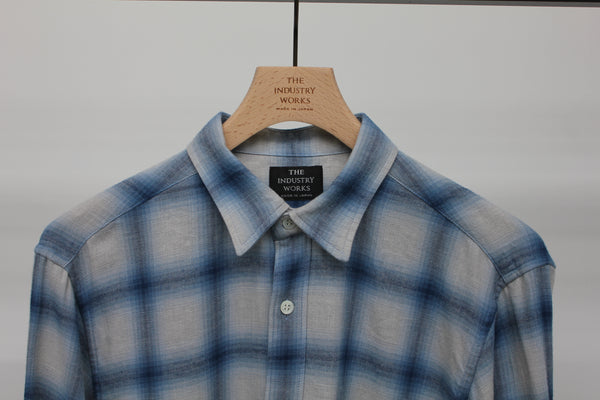 NEW☆No.259-260 COTTON WOOL FLANNEL REGULAR COLLAR SHIRT