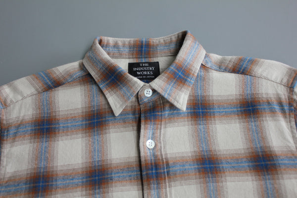 NEW☆No.252-253 オーガニックコットンフランネル レギュラーカラーシャツ