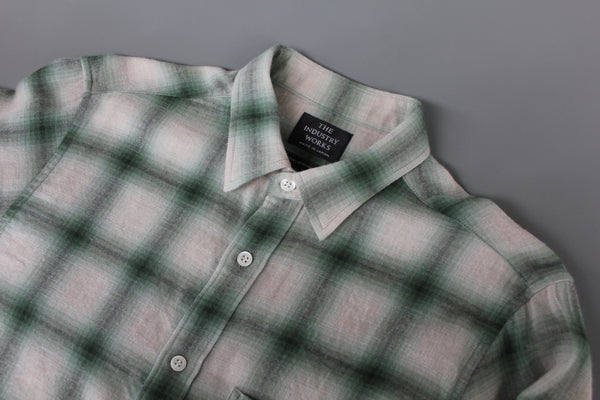 NEW☆No.259-260 COTTON WOOL FLANNEL REGULAR COLLAR SHIRT