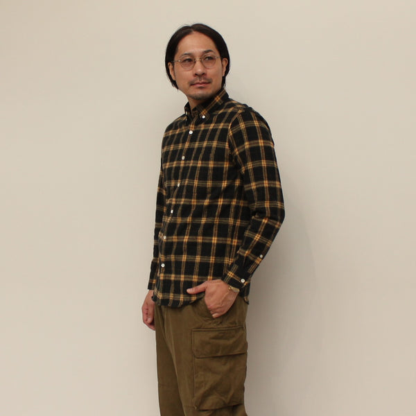 No.187-188 COMFORTABLE CHECK FLANNEL B/D SHIRT