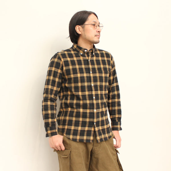 No.187-188 COMFORTABLE CHECK FLANNEL B/D SHIRT