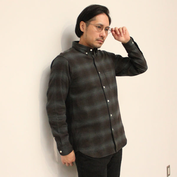 No.189-190 CONFORTABLE CHECK FLANNEL B/D SHIRT