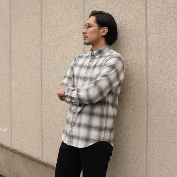 No.189-190 CONFORTABLE CHECK FLANNEL B/D SHIRT
