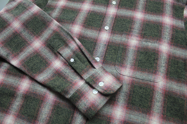 NEW☆No.309-310 HERRINGBONE CHECK FLANNEL SHIRT
