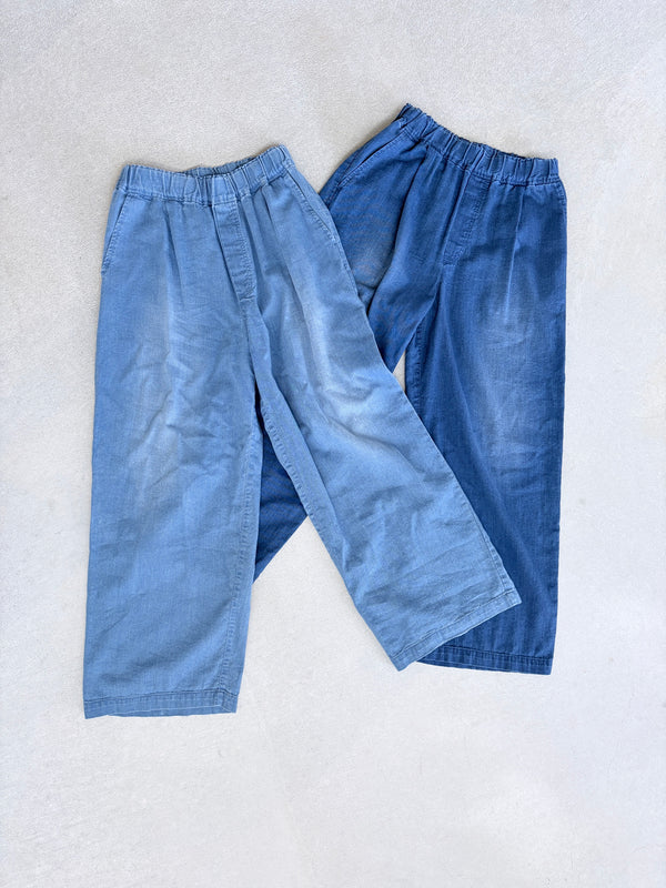 NEW☆No.W051 レーヨンブレンド ワイドパンツ