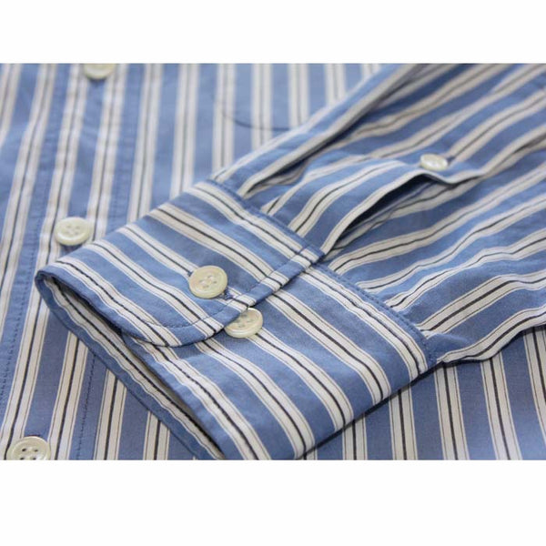 No.002 IVY STRIPE B.D SHIRT