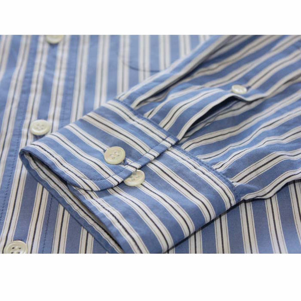 No.002 IVY STRIPE B.D SHIRT