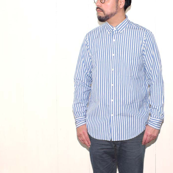 No.002 IVY STRIPE B.D SHIRT