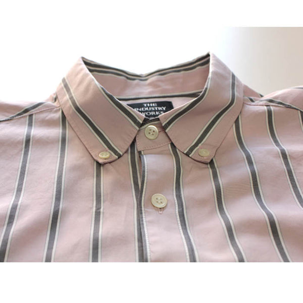 【Custom Order】No.009 BUTTON DOWN STRIPE SHIRT