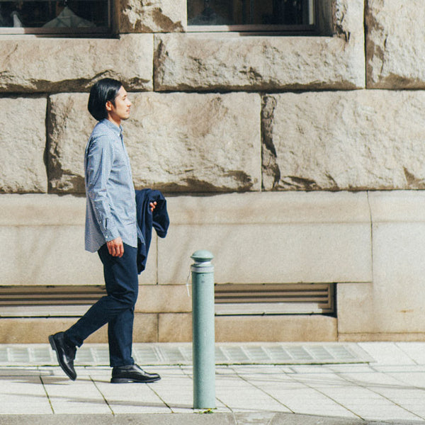 No.011 BUTTON DOWN GINGHAM SHIRT