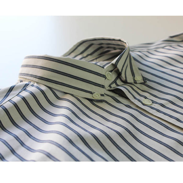 No.038 BUTTON DOWN STRIPE SHIRT