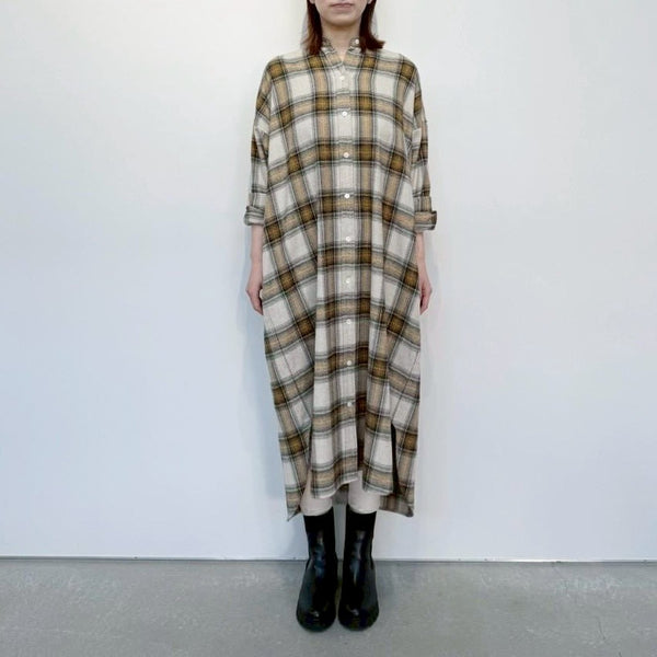 NEW☆No.W049 FLANNEL SHIRT DRESS