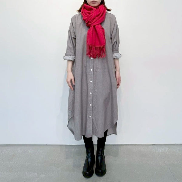 NEW☆No.W049 FLANNEL SHIRT DRESS