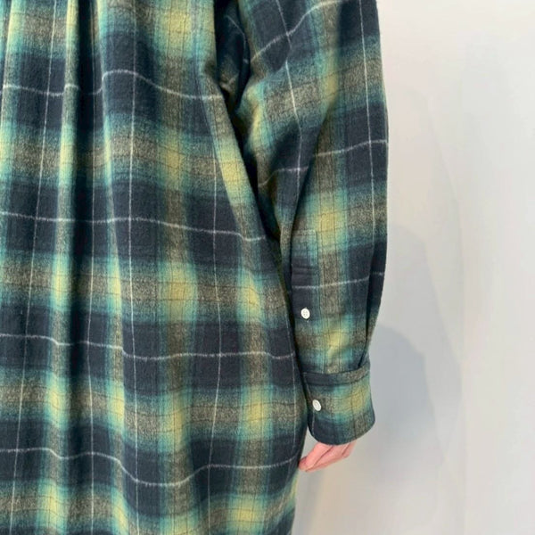 NEW☆No.W049 FLANNEL SHIRT DRESS