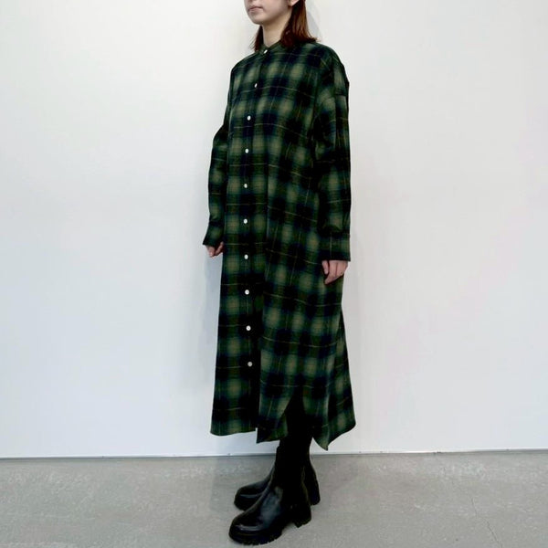 NEW☆No.W049 FLANNEL SHIRT DRESS
