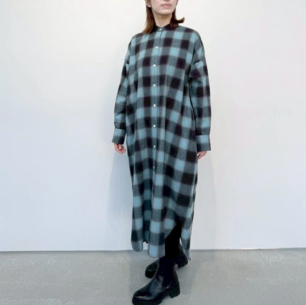 NEW☆No.W049 FLANNEL SHIRT DRESS