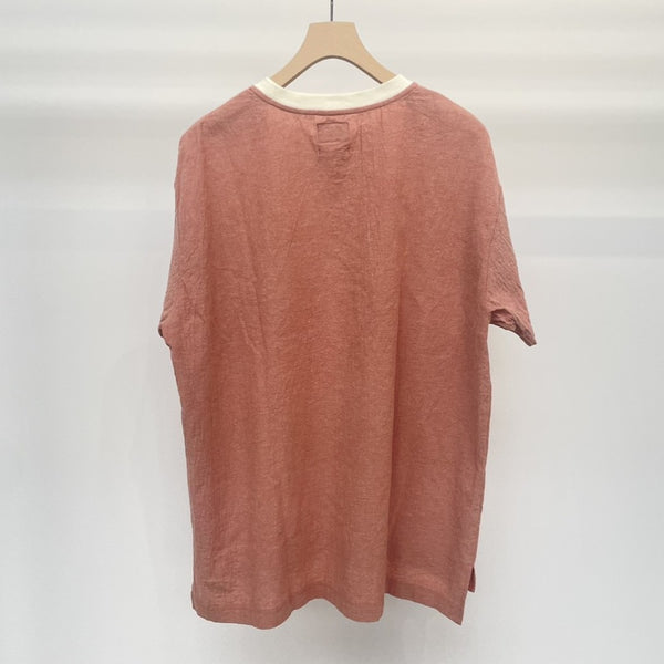 NEW☆No.241-243 COTTON-LINEN RIBBED SHIRT