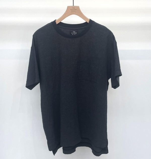 NEW☆No.241-243 COTTON-LINEN RIBBED SHIRT