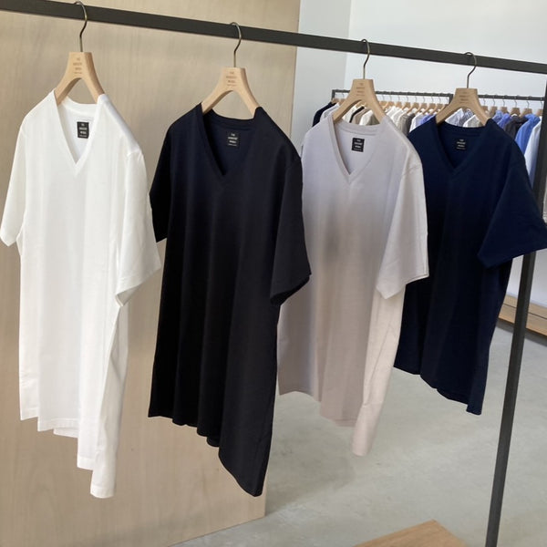 No.T002V V Neck T-shirt