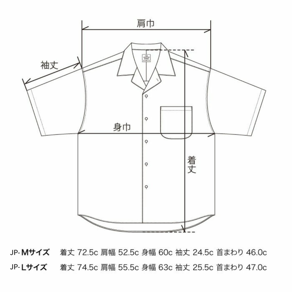 NEW☆No.276-278 オープンカラー半袖シャツ