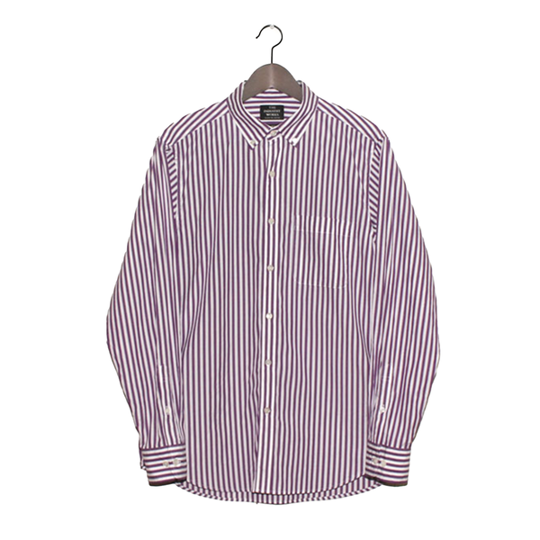 No.021 BUTTON DOWN STRIPE SHIRT