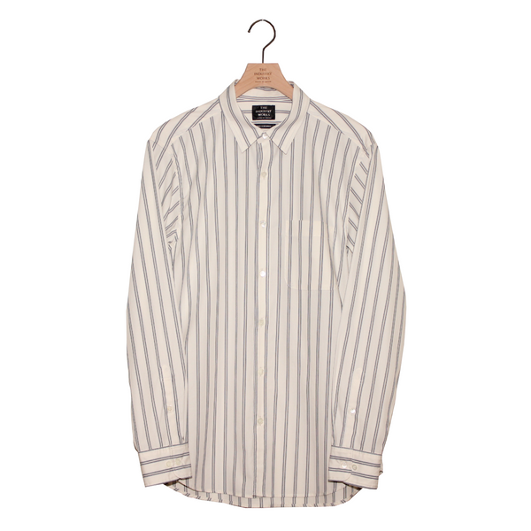 No.161 STRIPE REGULAR COLLAR SHIRT