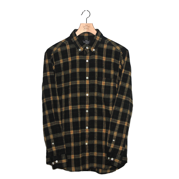 No.187-188 COMFORTABLE CHECK FLANNEL B/D SHIRT