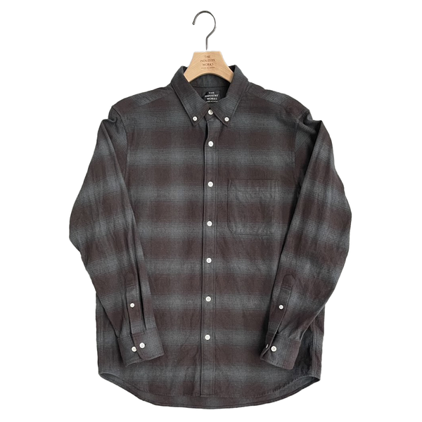 No.189-190 CONFORTABLE CHECK FLANNEL B/D SHIRT