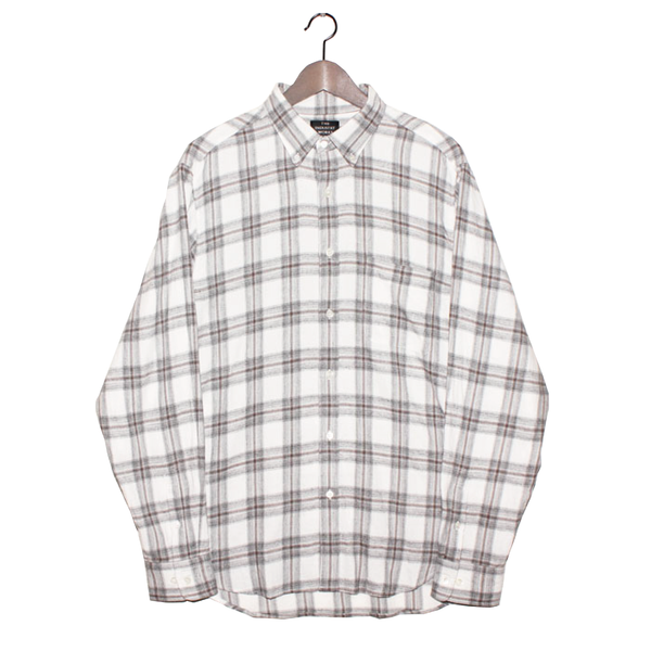 No.046-050 COMFORTABLE CHECK FLANNEL B/D SHIRT